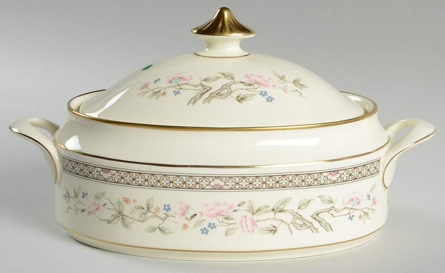Marquesa Oval Covered Vegetable by Minton-1