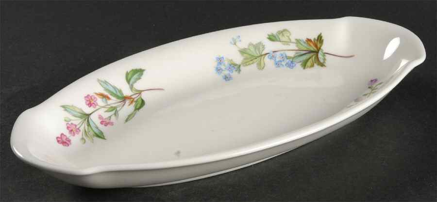 Meadow Scalloped Pickle Dish by Minton-1
