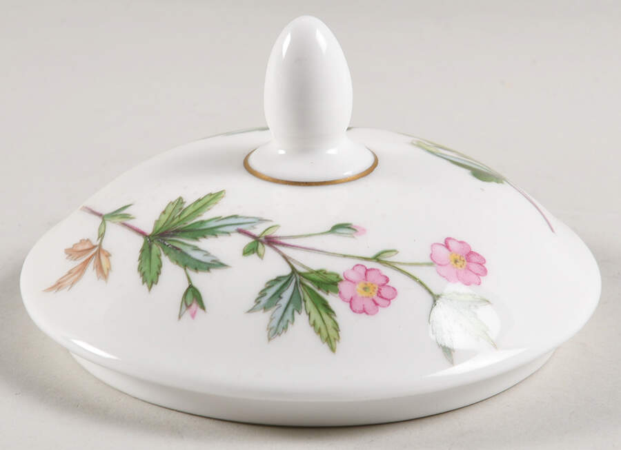 Meadow Smooth Lid for Sugar Bowl by Minton-1