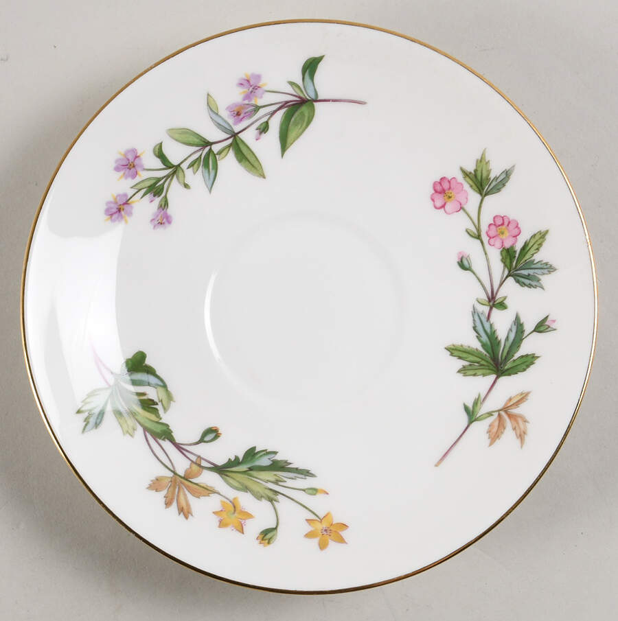 Meadow Smooth Saucer by Minton-1