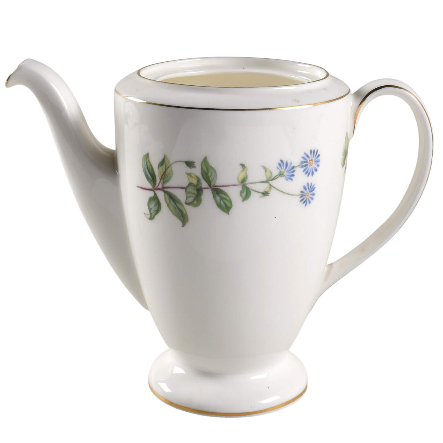 Meadow Smooth Coffee Pot No Lid by Minton-1