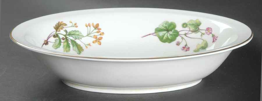 Meadow Smooth 10" Oval Vegetable Bowl by Minton-1