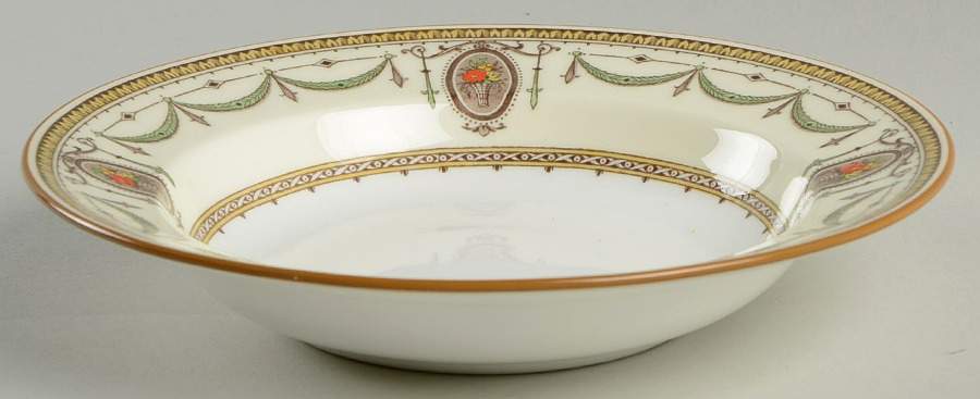Melrose Rim Soup Bowl by Minton-1