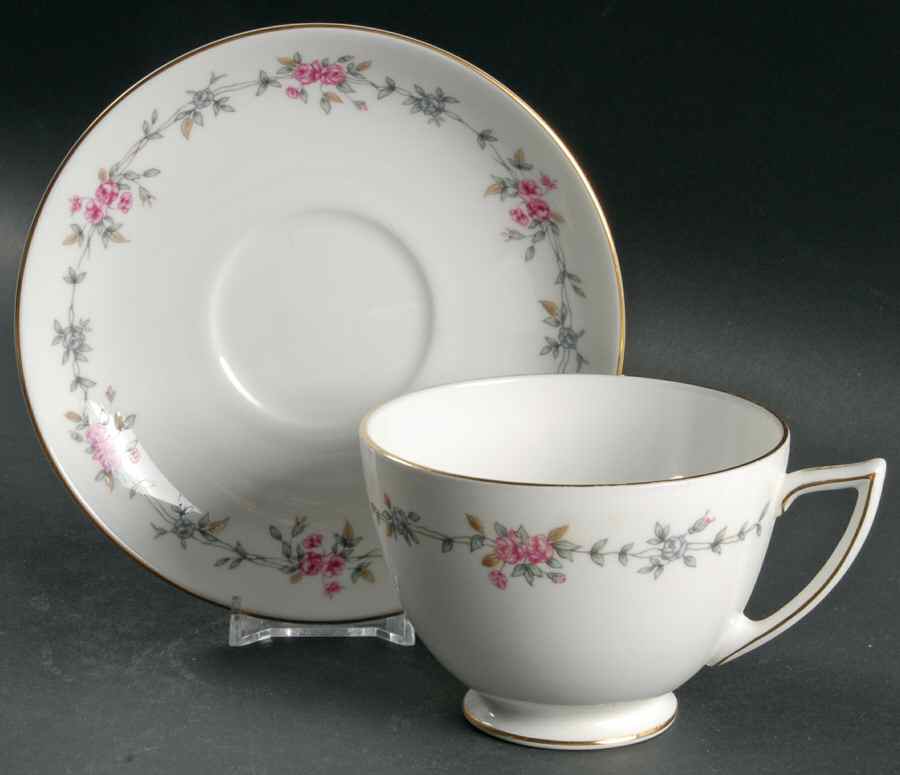 Melbury Oversized Cup & Saucer Set by Minton-1