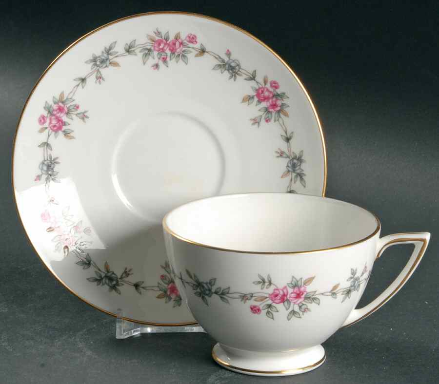 Melbury Footed Cup & Saucer Set by Minton-1