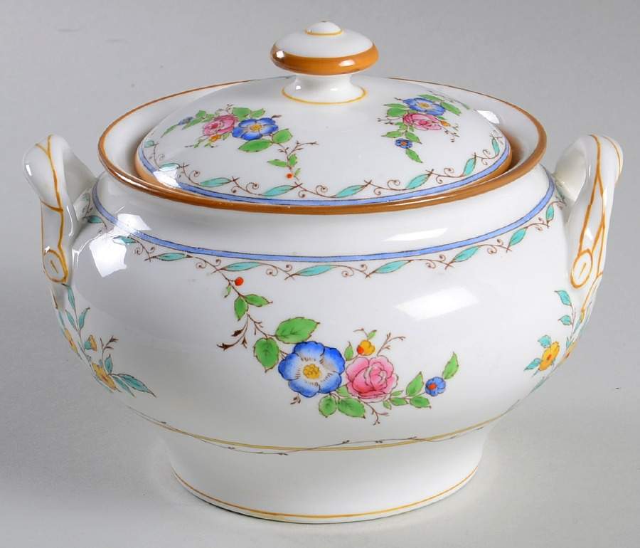 Melrose Sugar Bowl & Lid by Minton-1
