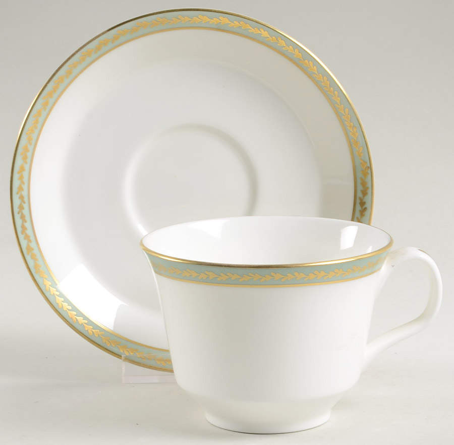 Milford Flat Cup & Saucer Set by Minton-1