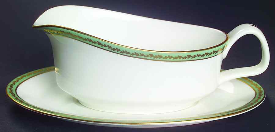 Milford Gravy Boat & Underplate by Minton-1