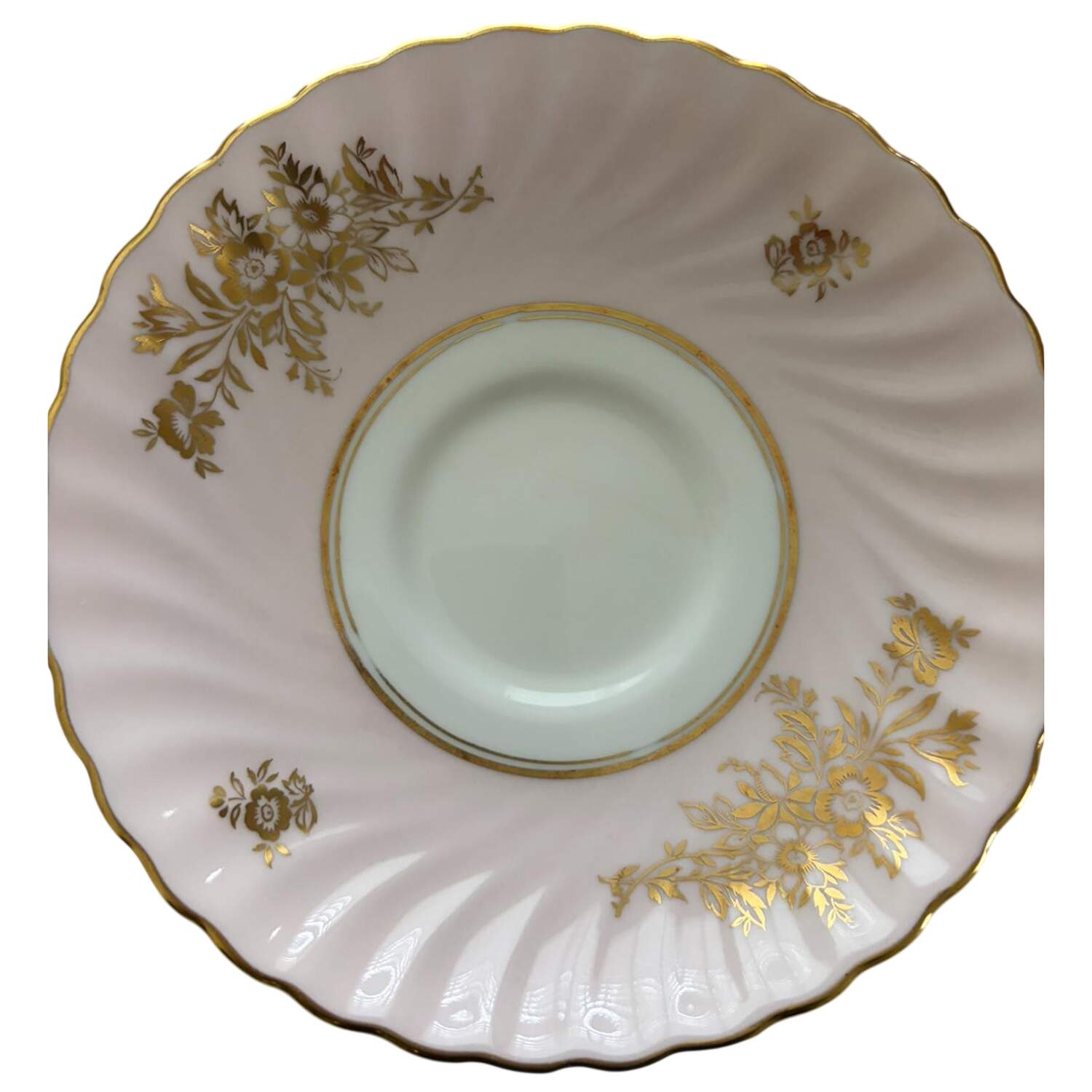 Minuet Pink Saucer by Minton-1