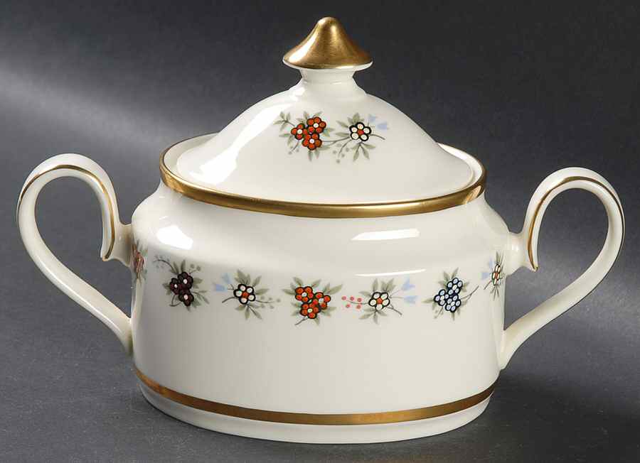 Mirabeau Sugar Bowl & Lid by Minton-1