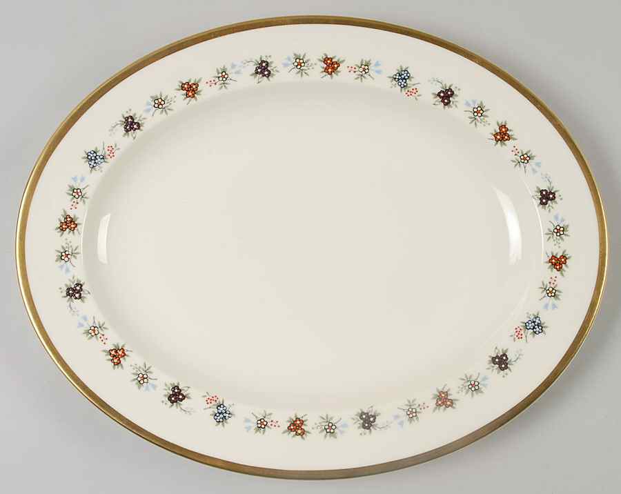 Mirabeau 13" Oval Serving Platter by Minton-1