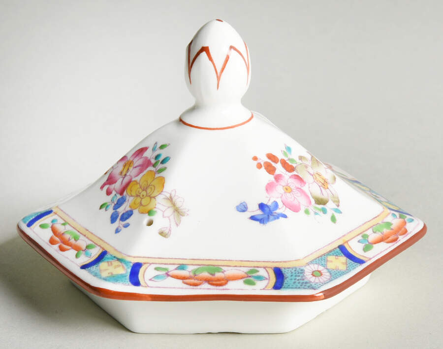 Minton Rose (Older, Smooth) Lid for Teapot by Minton-1