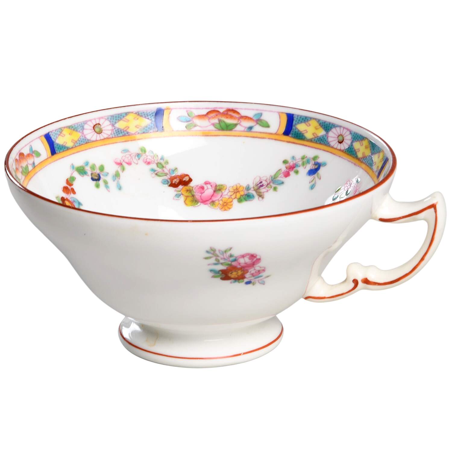 Minton Rose (Older, Smooth) Footed Cup by Minton-1