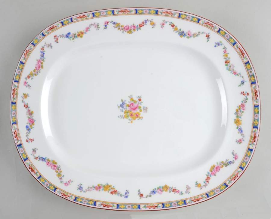 Minton Rose (Older, Smooth) 16" Rectangular Serving Platter by Minton-1