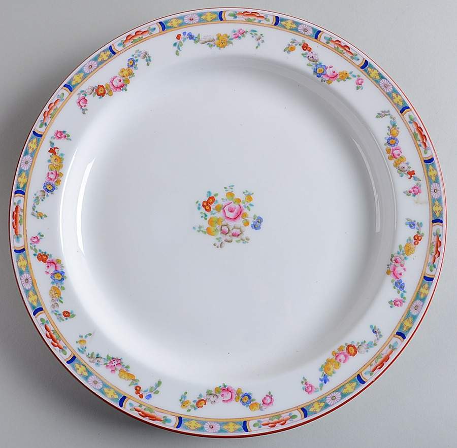 Minton Rose (Older, Smooth) 12" Chop Plate (Round Platter) by Minton-1