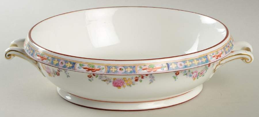 Minton Rose (Older, Smooth) 8" Large Fruit Bowl by Minton-1