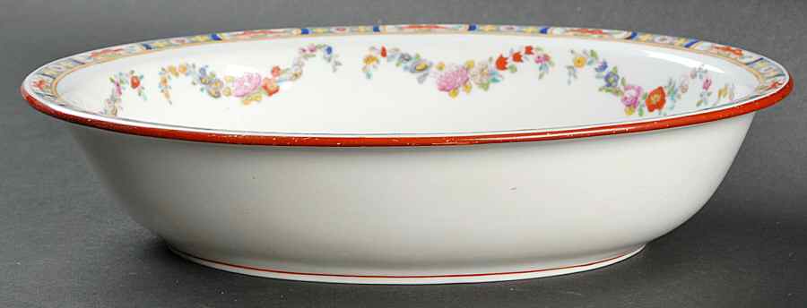 Minton Rose (Older, Smooth) 9" Oval Vegetable Bowl by Minton-1
