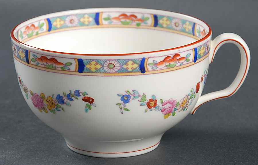 Minton Rose (Older, Smooth) Flat Cup by Minton-1
