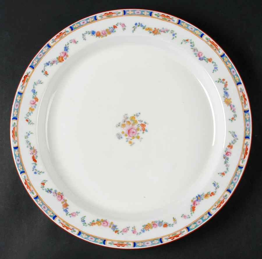 Minton Rose (Older, Smooth) 14" Chop Plate (Round Platter) by Minton-1