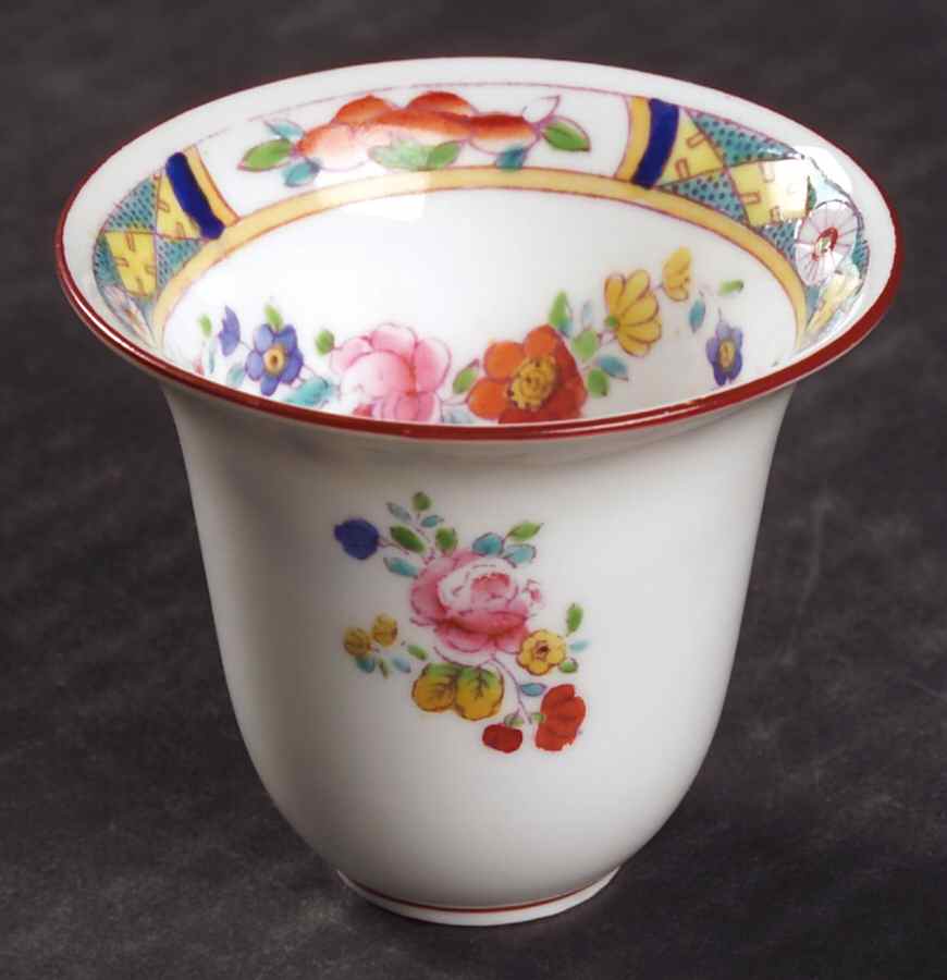 Minton Rose (Older, Smooth) Floral Bell Shape Demitasse Liner by Minton-1