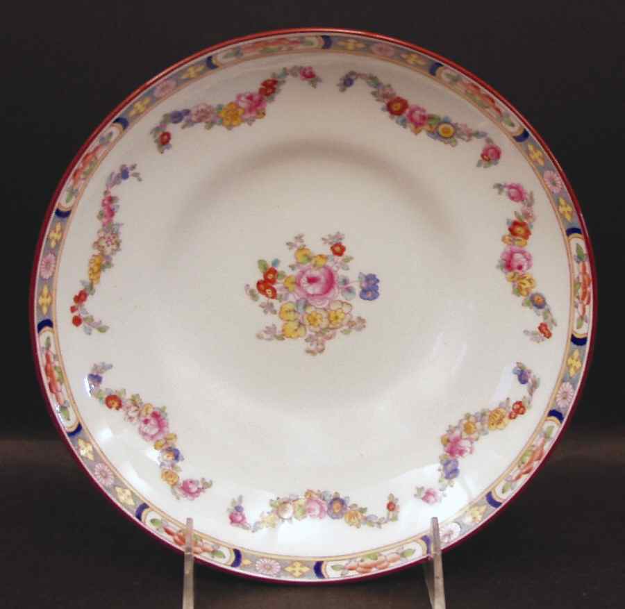 Minton Rose (Older, Smooth) Coupe Soup Bowl by Minton-1