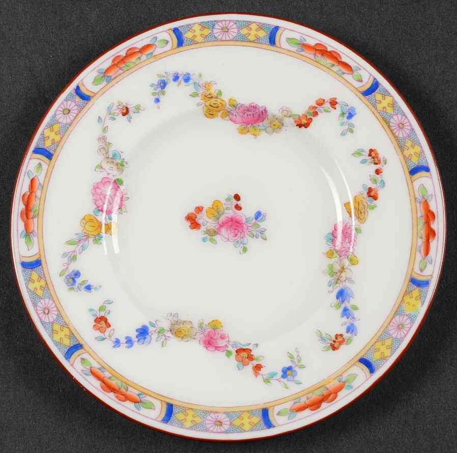 Minton Rose (Older, Smooth) Saucer for Ramekin by Minton-1