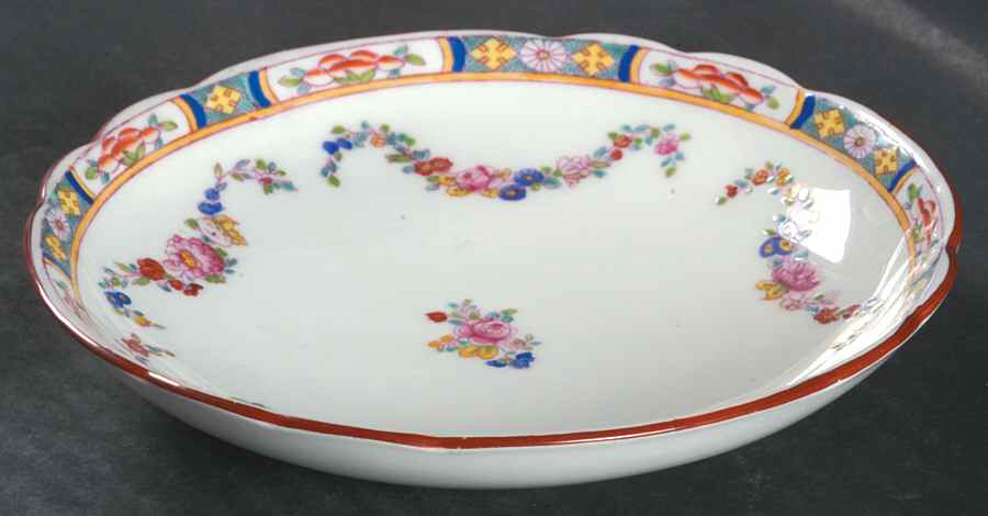 Minton Rose (Older, Scaloped) Fruit/Dessert (Sauce) Bowl by Minton-1