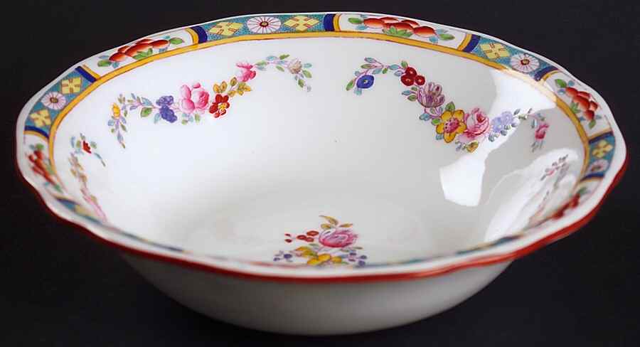 Minton Rose (Older, Scaloped) Coupe Cereal Bowl by Minton-1