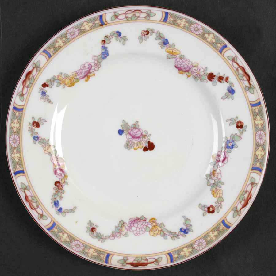 Minton Rose (Newer, Smooth) Bread & Butter Plate by Minton-1