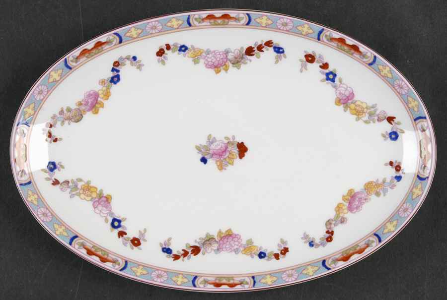 Minton Rose (Newer, Smooth) Pickle Dish by Minton-1