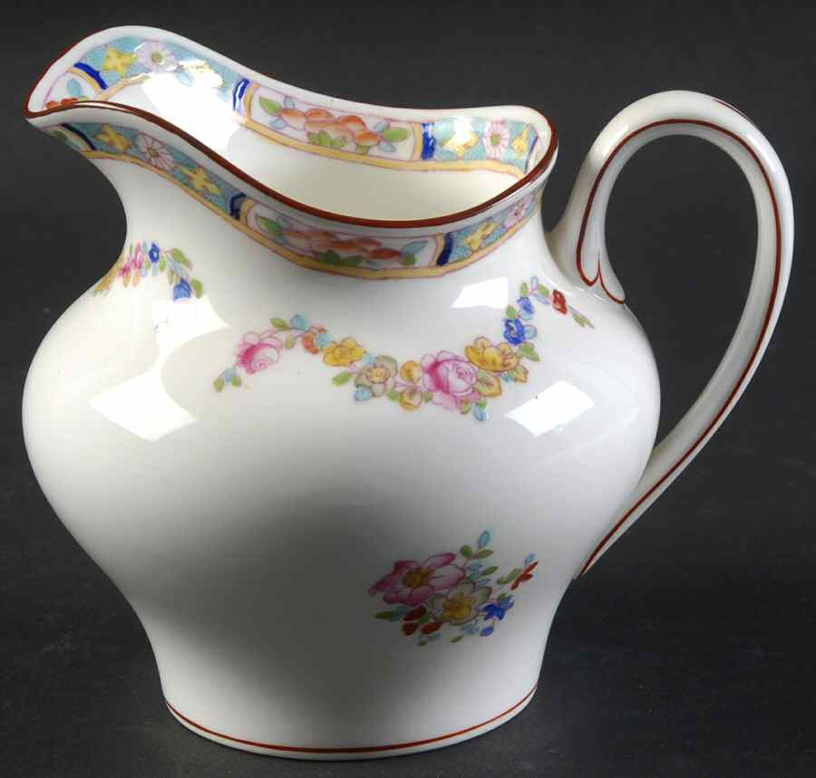 Minton Rose (Newer, Smooth) Oversize Creamer by Minton-1