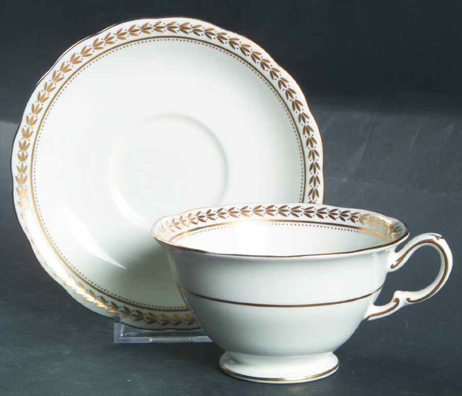 Ministry of Works Footed Cup & Saucer Set by Minton-1