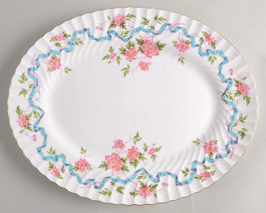 Montrose 15" Oval Serving Platter by Minton-1