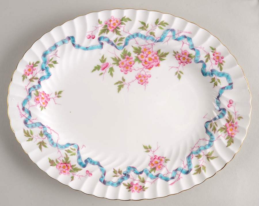 Montrose 12" Oval Serving Platter by Minton-1