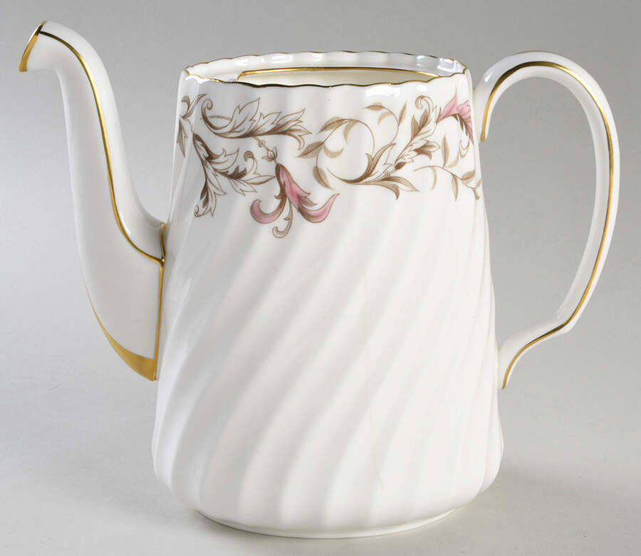 Moorland Coffee Pot No Lid by Minton-1