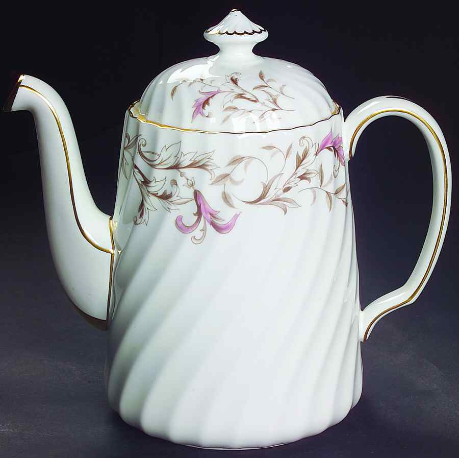 Moorland Coffee Pot & Lid by Minton-1