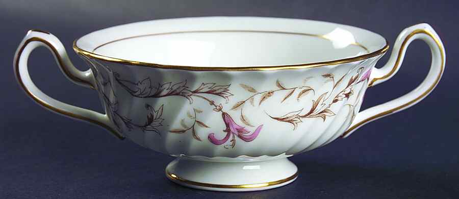Moorland Footed Cream Soup Bowl by Minton-1
