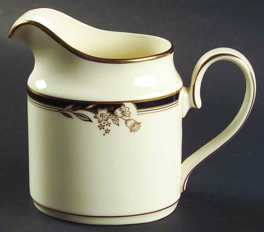 Newbury Black Band Newer Creamer by Minton-1