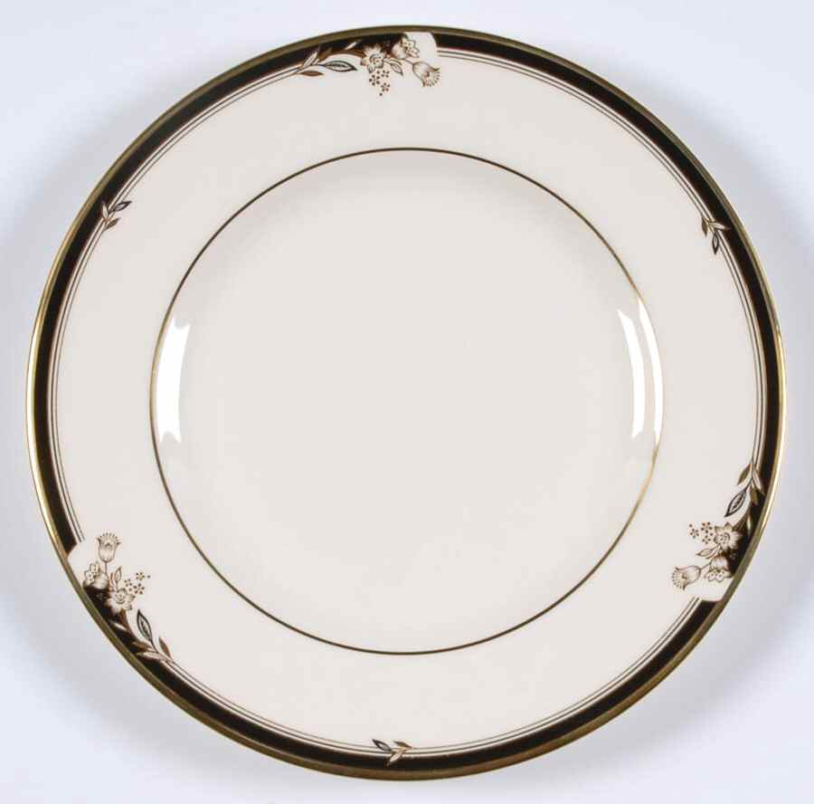 Newbury Black Band Newer Bread & Butter Plate by Minton-1