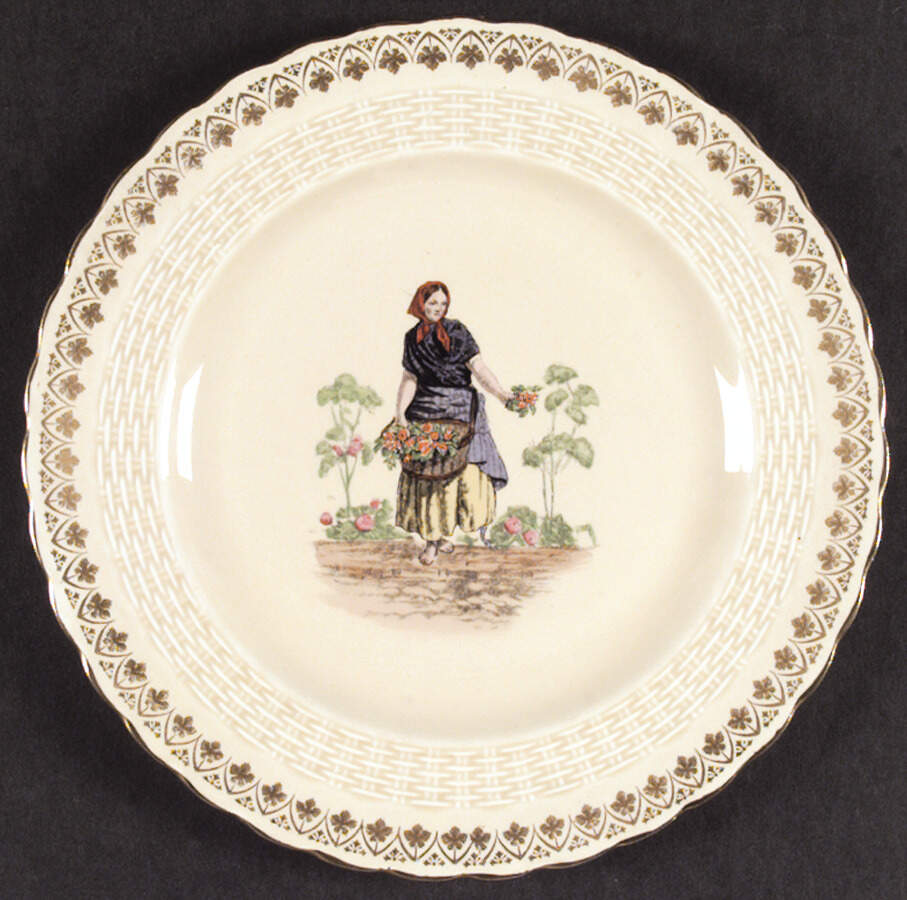 Old London Cries Luncheon Plate by Minton-1