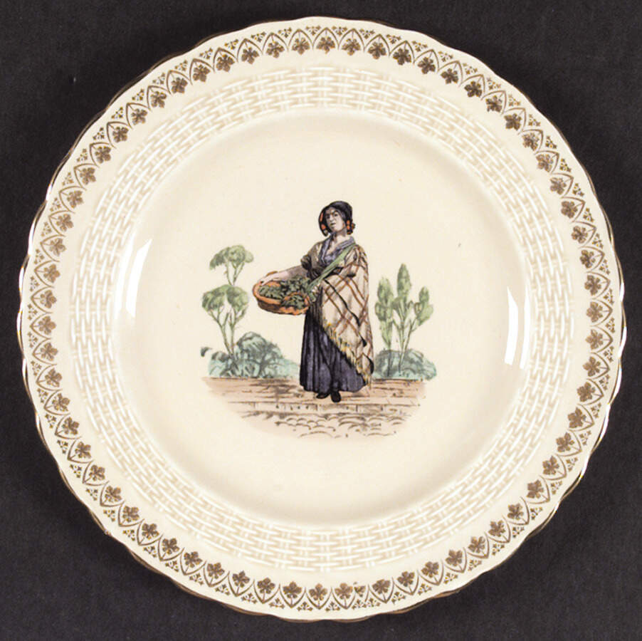 Old London Cries Luncheon Plate by Minton-1
