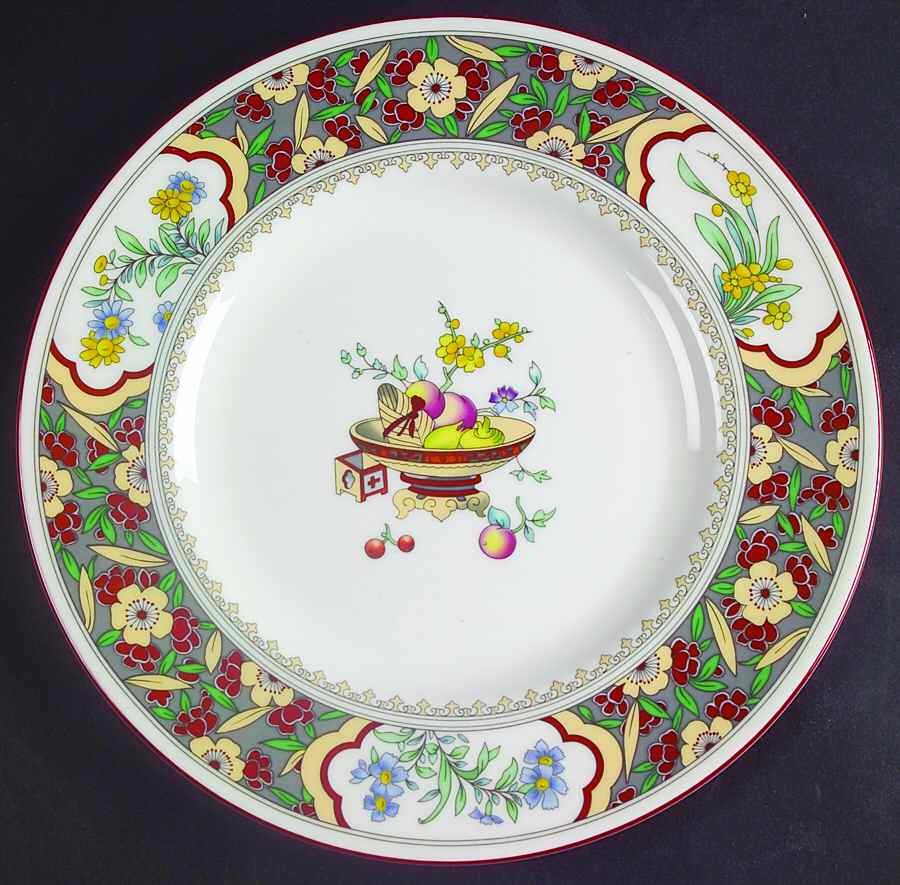 Oriental Blossom (Center Design) Salad Plate by Minton-1