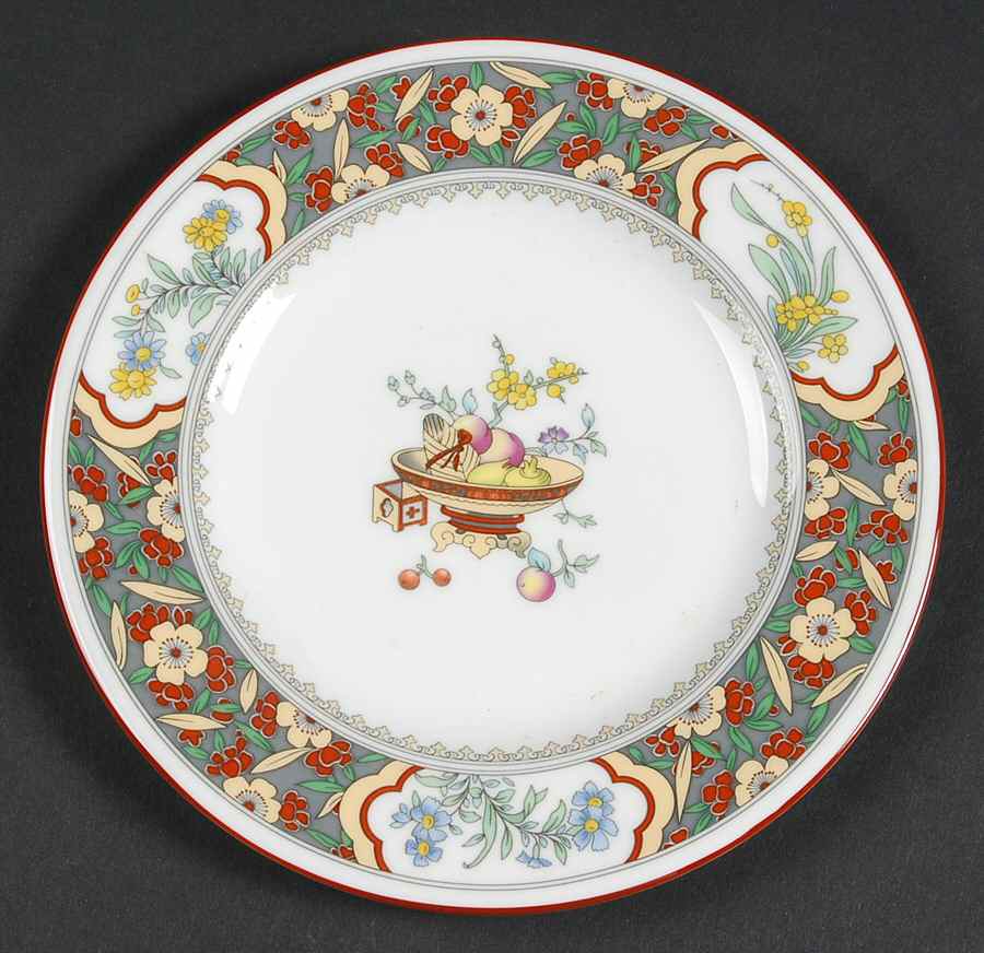 Oriental Blossom (Center Design) Bread & Butter Plate by Minton-1
