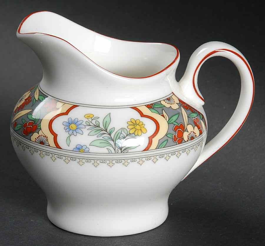 Oriental Blossom (Center Design) Mini Creamer by Minton-1