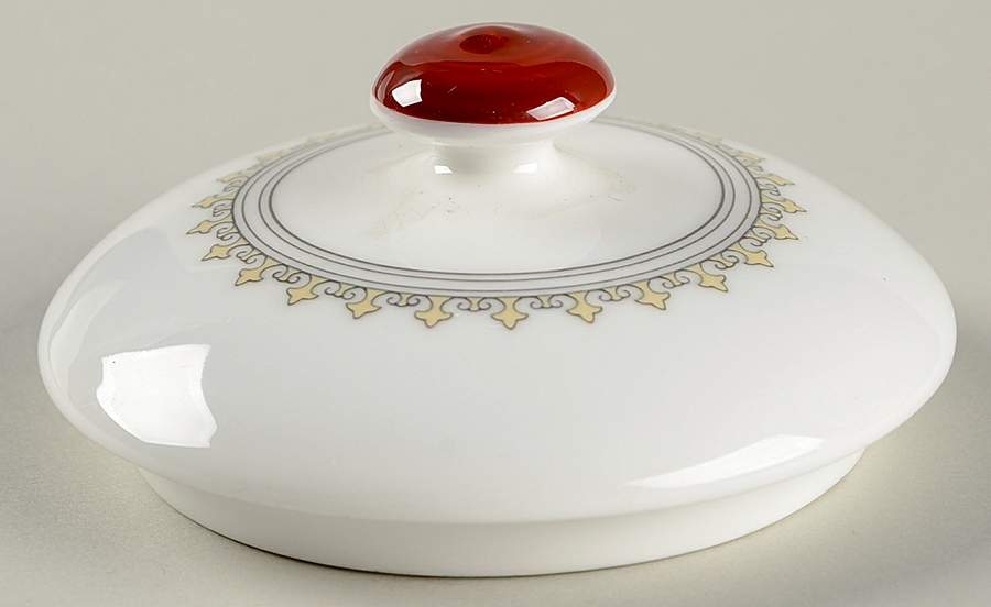 Oriental Blossom (Center Design) Lid for Sugar Bowl by Minton-1