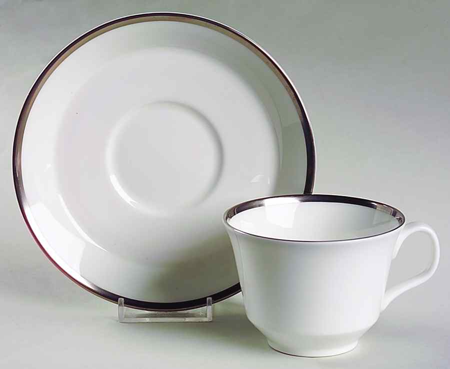 Palatine Flat Cup & Saucer Set by Minton-1