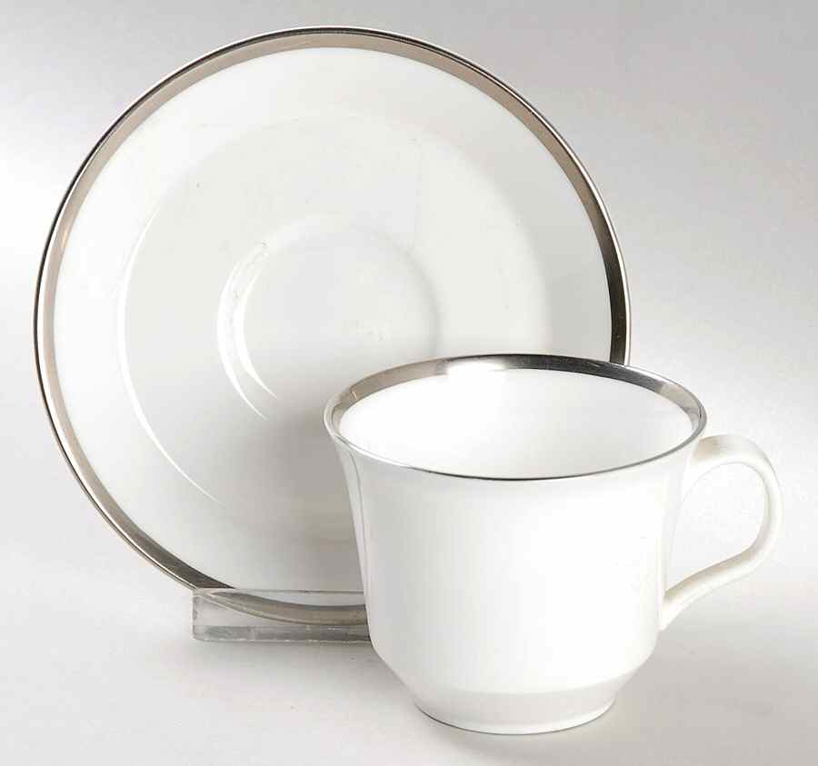 Palatine Flat Demitasse Cup & Saucer Set by Minton-1