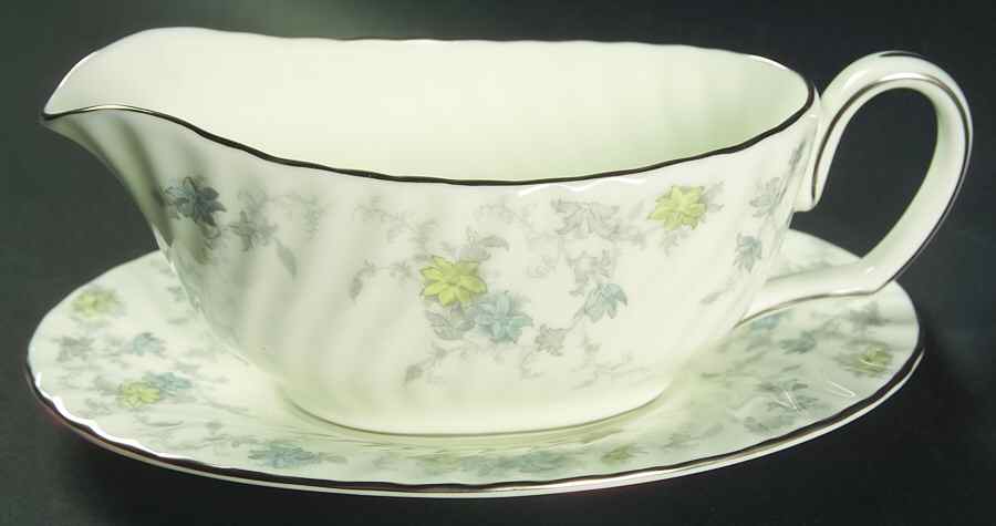 Park Lane Gravy Boat & Underplate by Minton-1