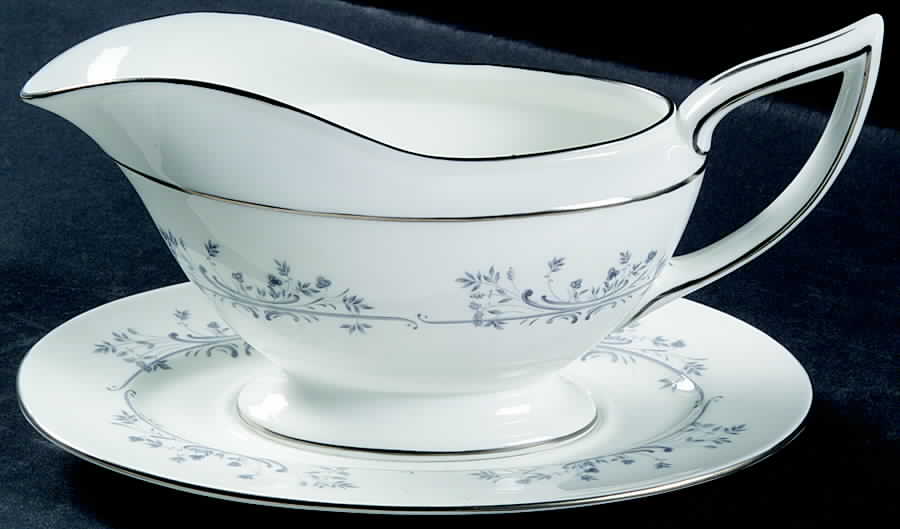 Pandora Gravy Boat & Underplate by Minton-1