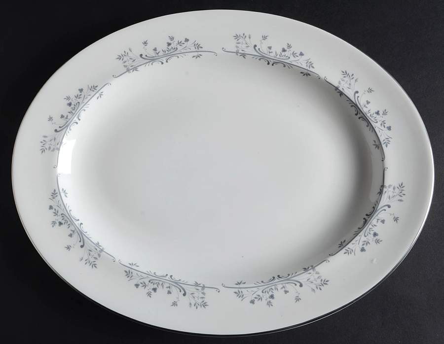 Pandora 13" Oval Serving Platter by Minton-1